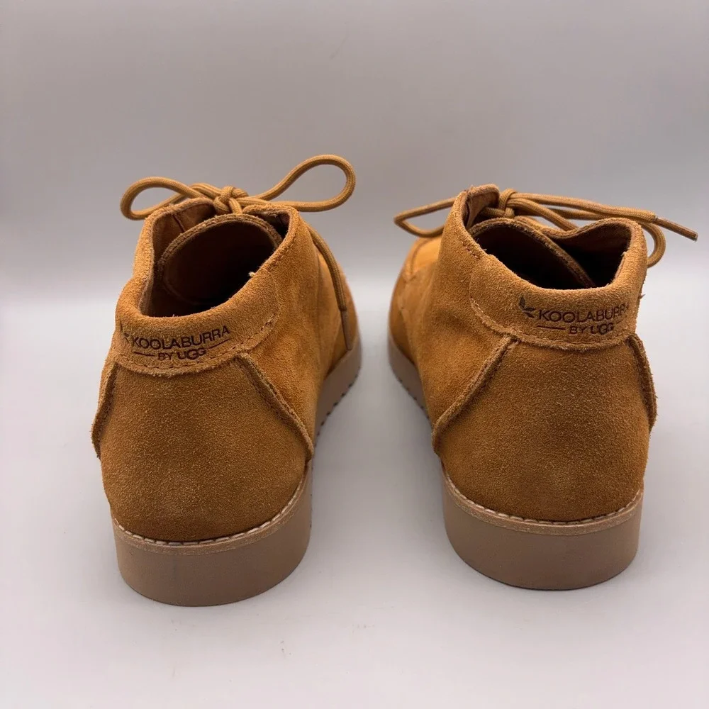 Koolaburra by UGG Chukka Boots Mens 13 Brown Suede Lace Up Moccasin Toe